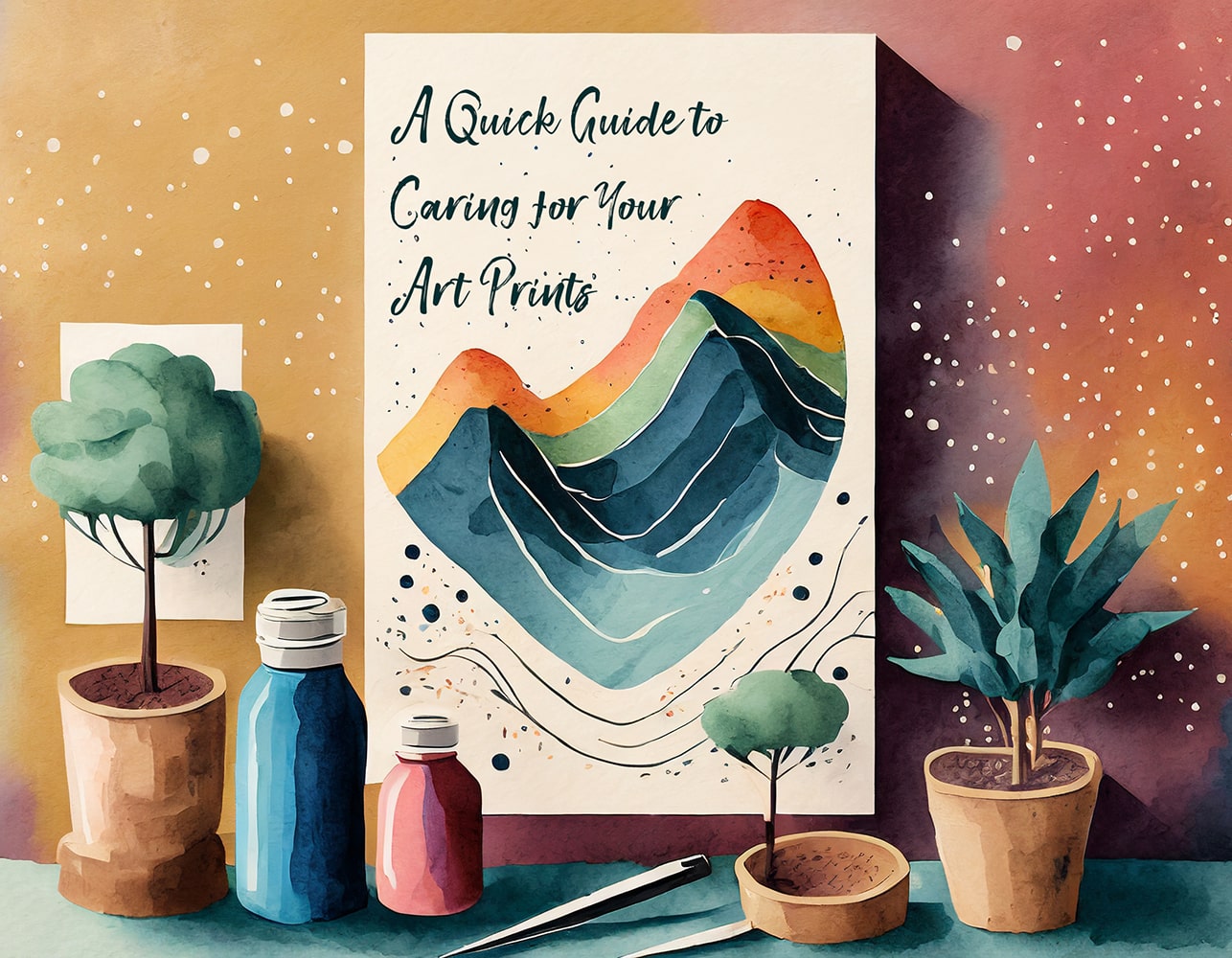 A quick care guide for art prints