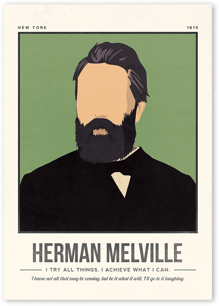 Herman Melville Art Print