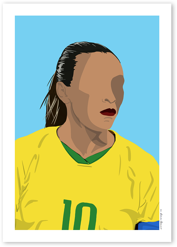 Marta Vieira da Silva Art Print