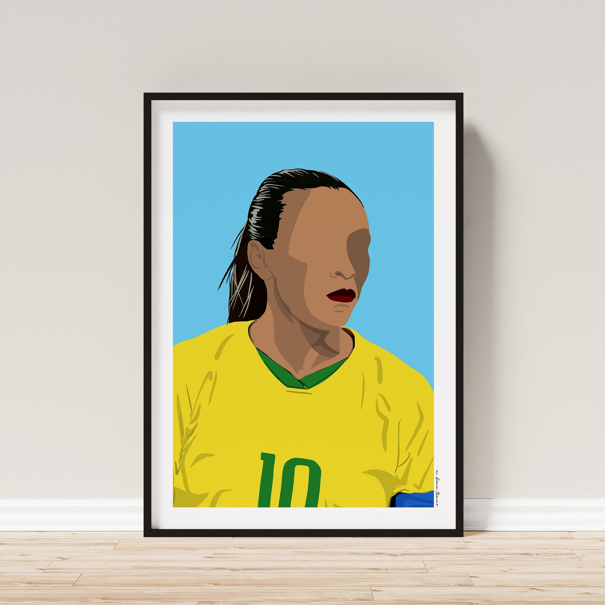 Marta Vieira da Silva Art Print