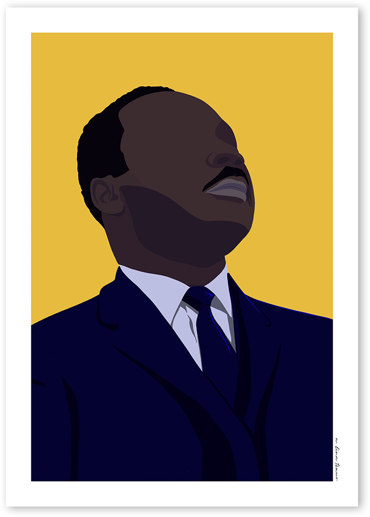 Martin Luther King Jr Art Print