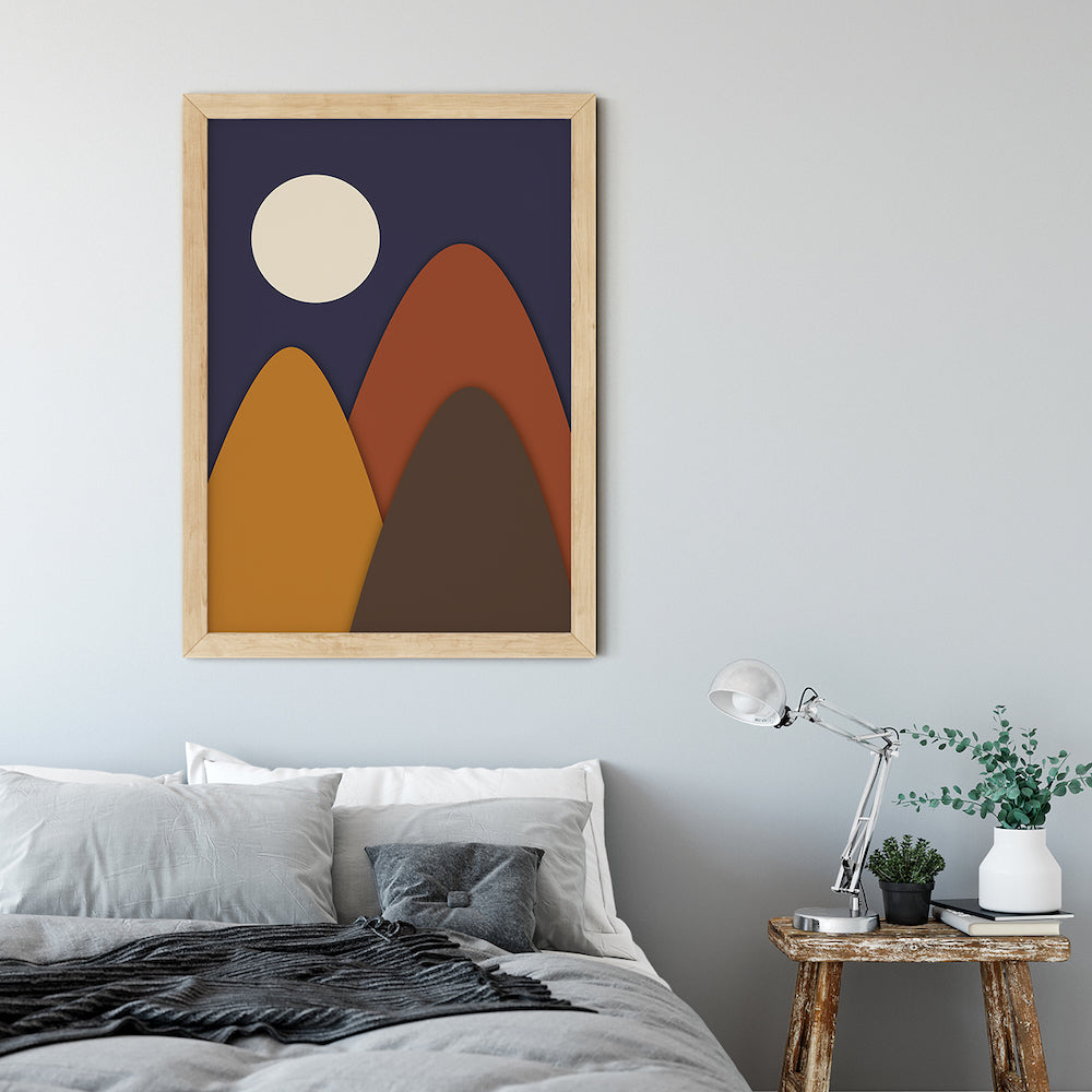 Follow the Moon Art Print