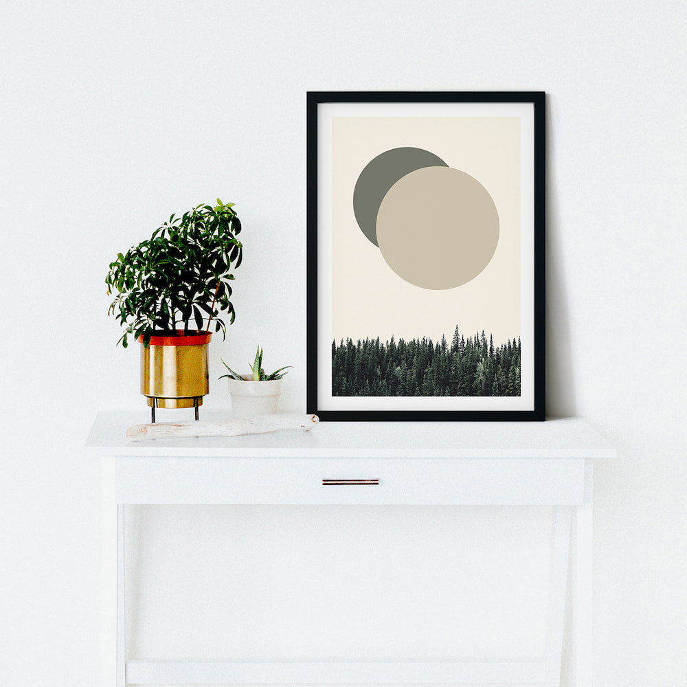 Forest | Nature Eclipse Art Print