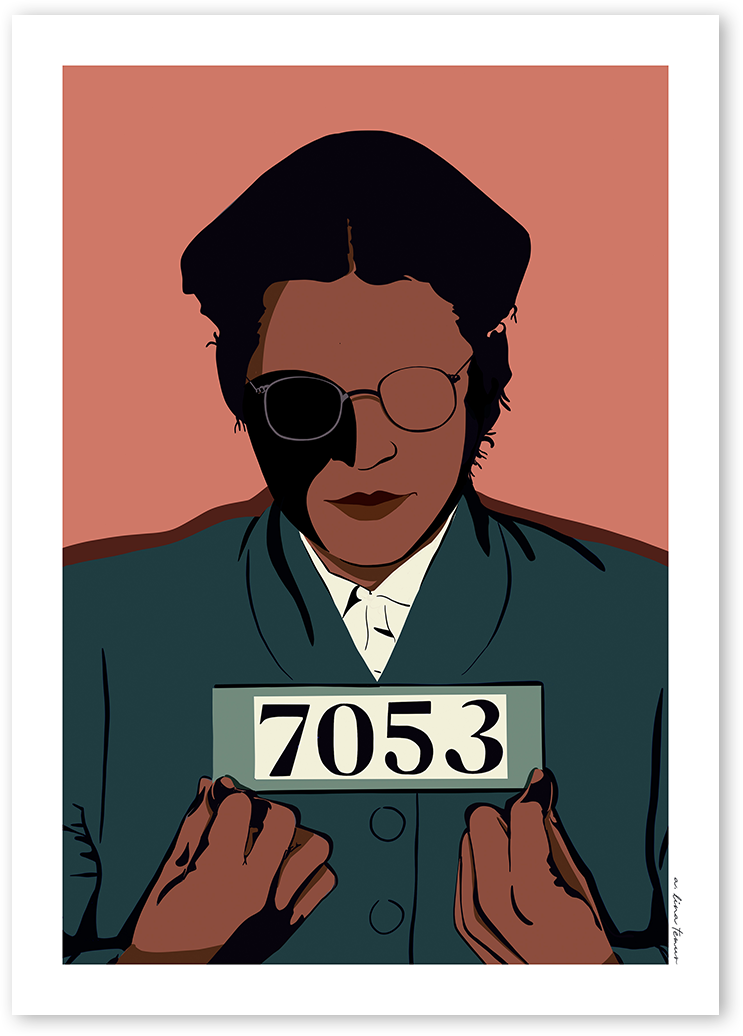 Rosa Parks Art Print