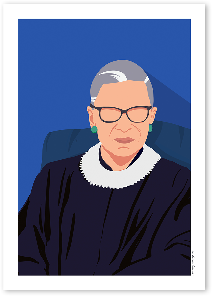 Ruth Bader Ginsburg Art Print