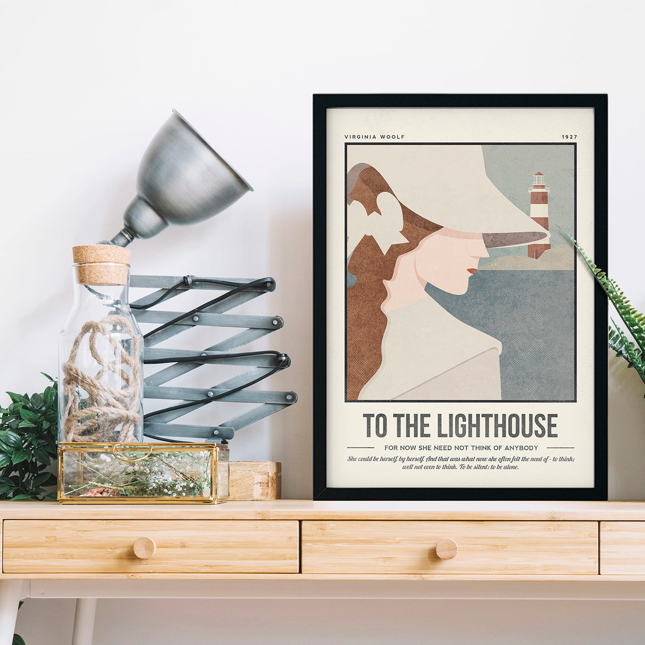 To the Lighthouse Art Print