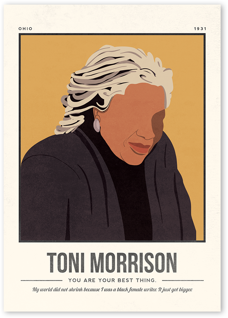 Toni Morrison Art Print