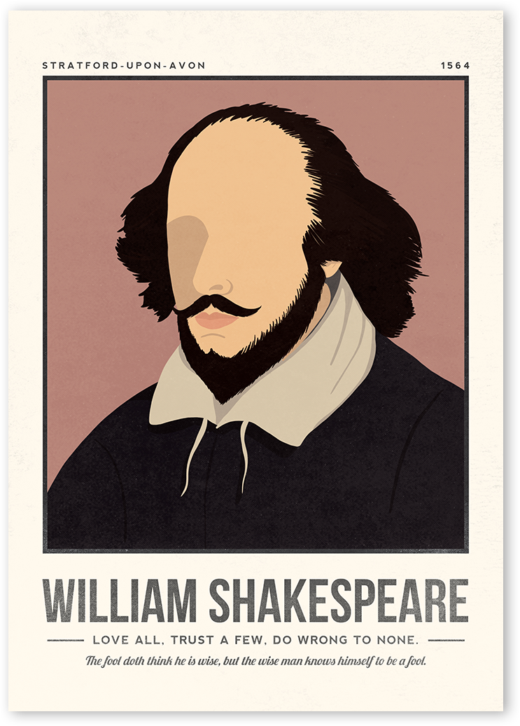 William Shakespeare Art Print