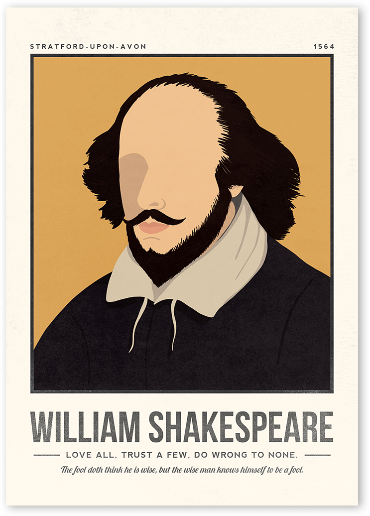 William Shakespeare Art Print