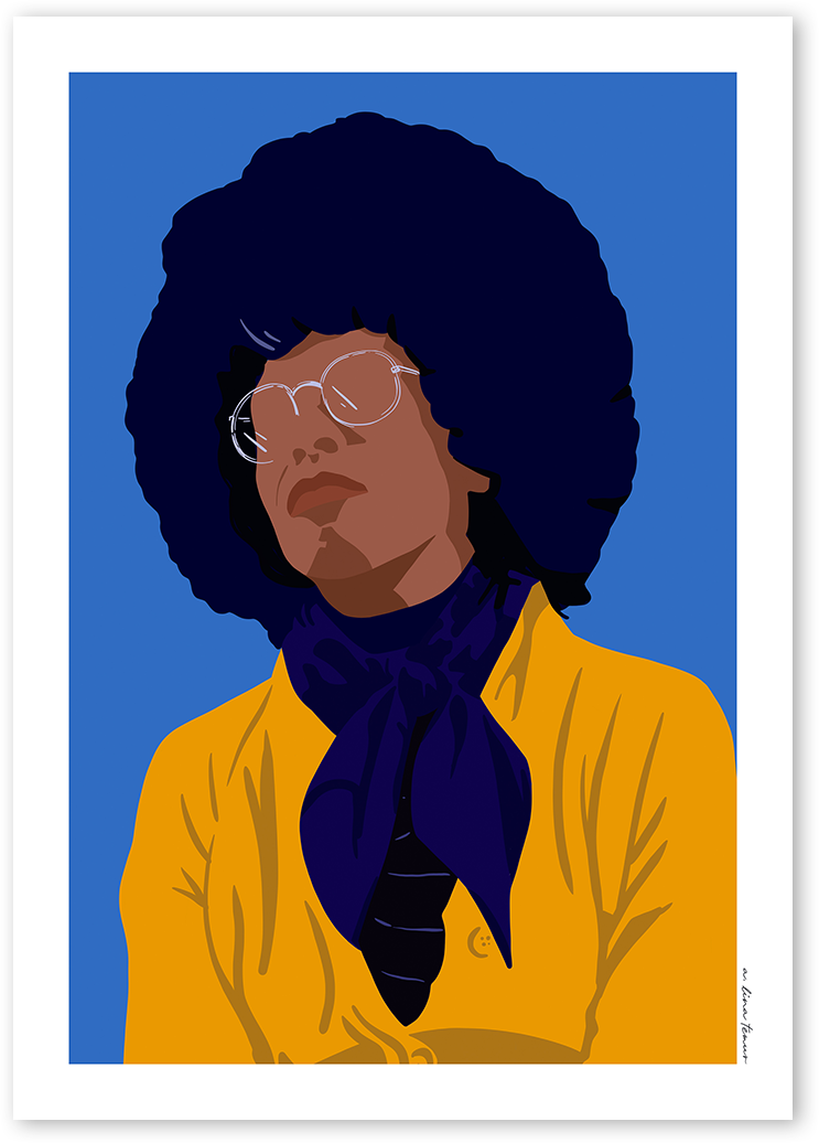 Angela Davis Art Print