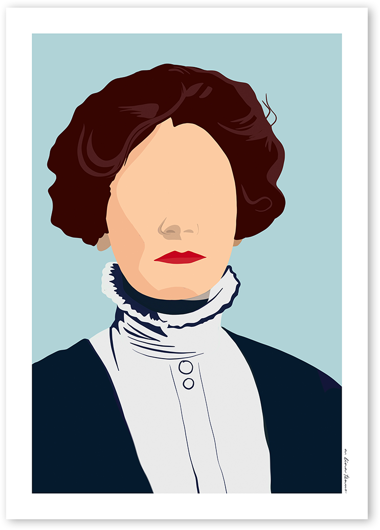 Emmeline Pankhurst Art Print