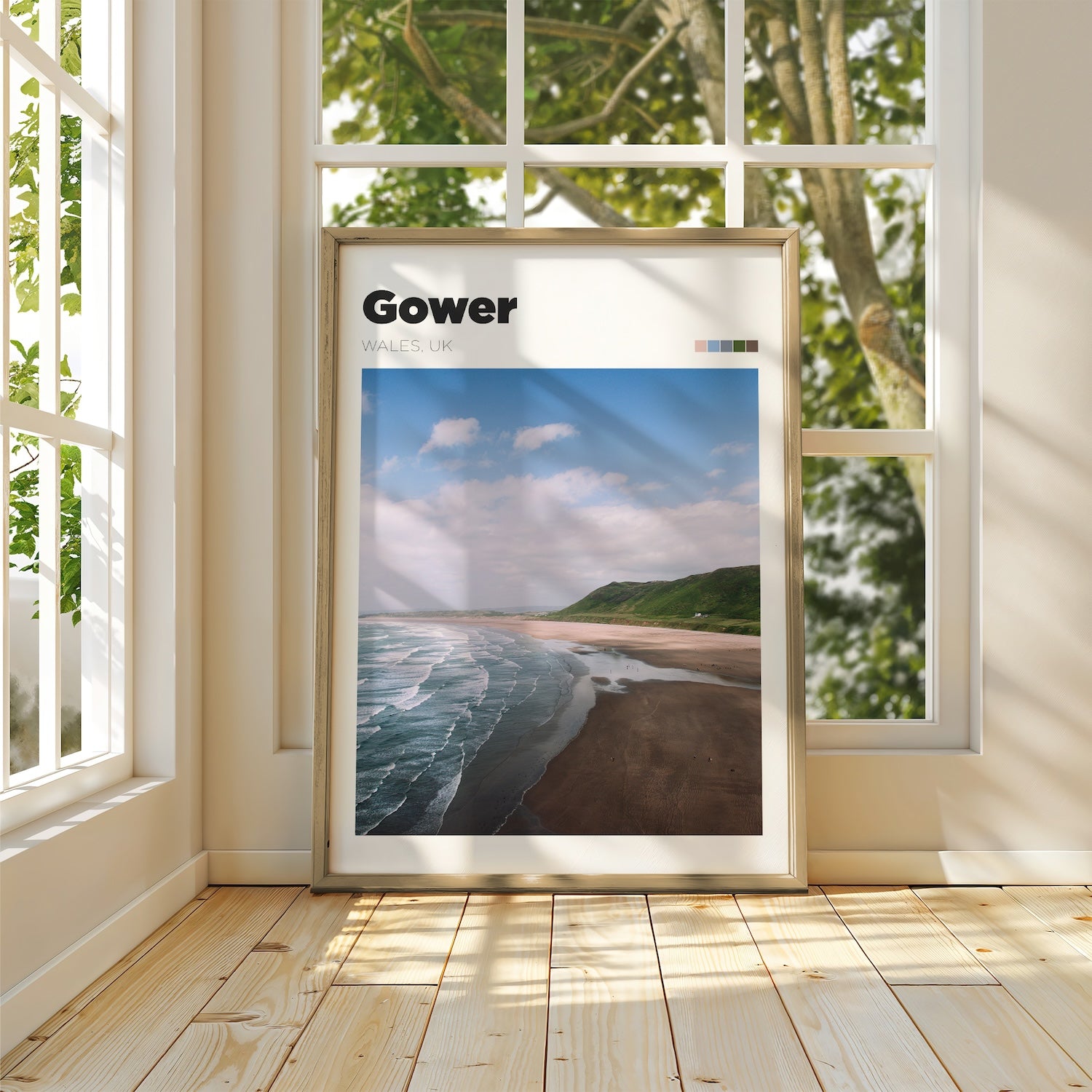 Gower Beach Art Print