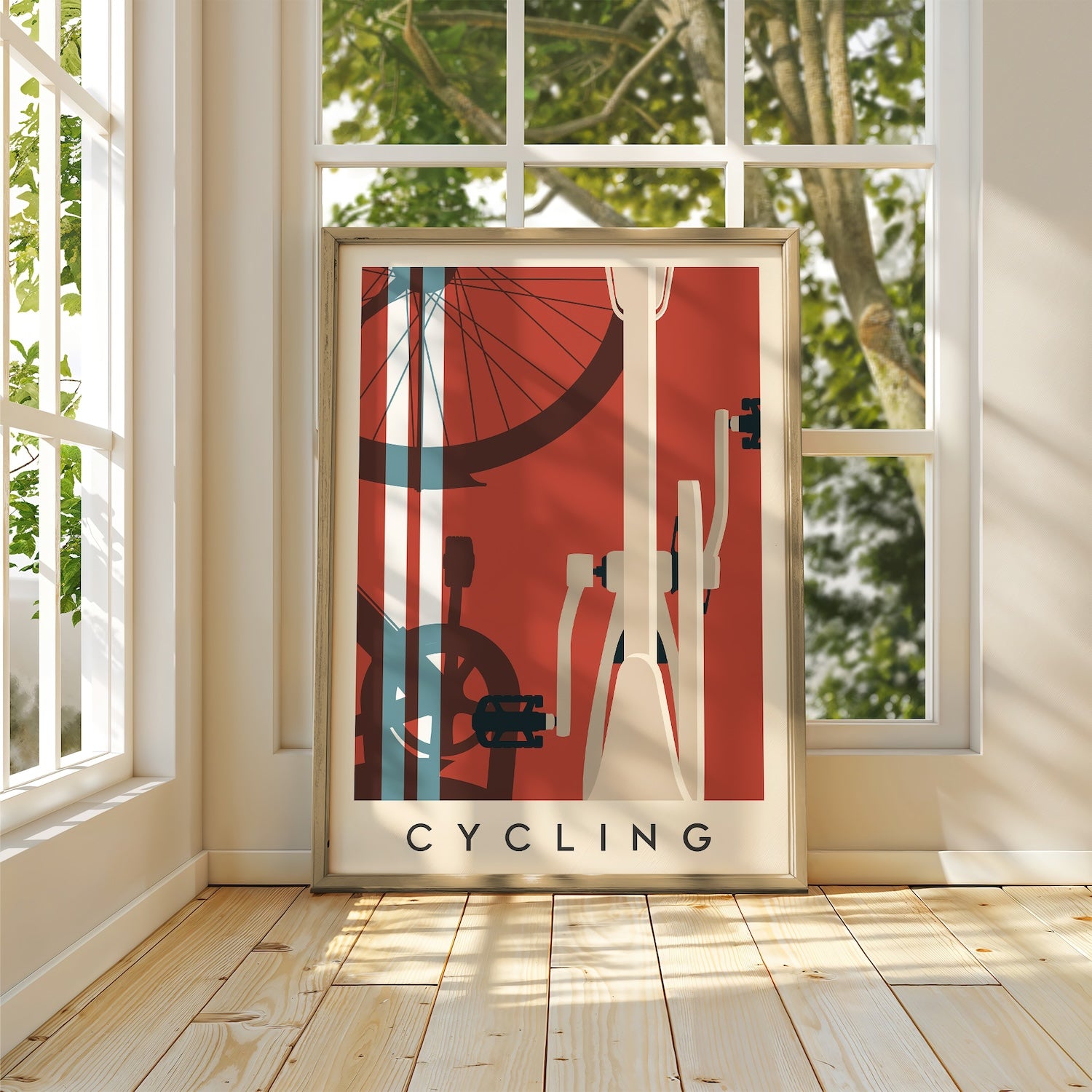 Cycling Art Print