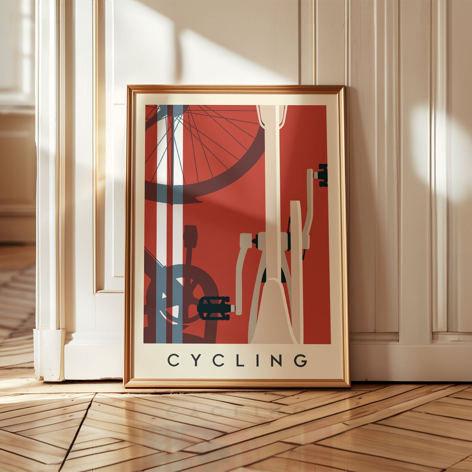 Cycling Art Print