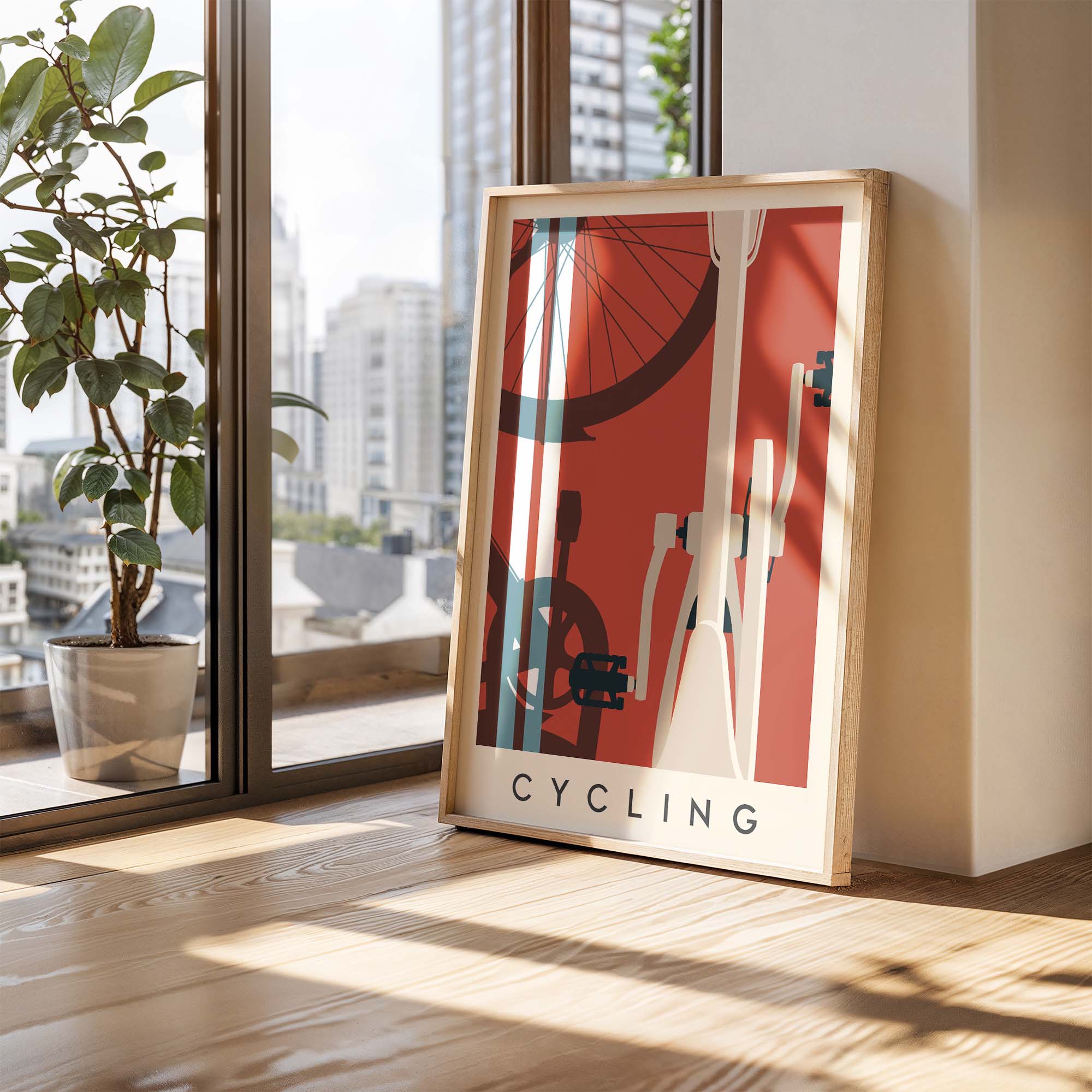 Cycling Art Print