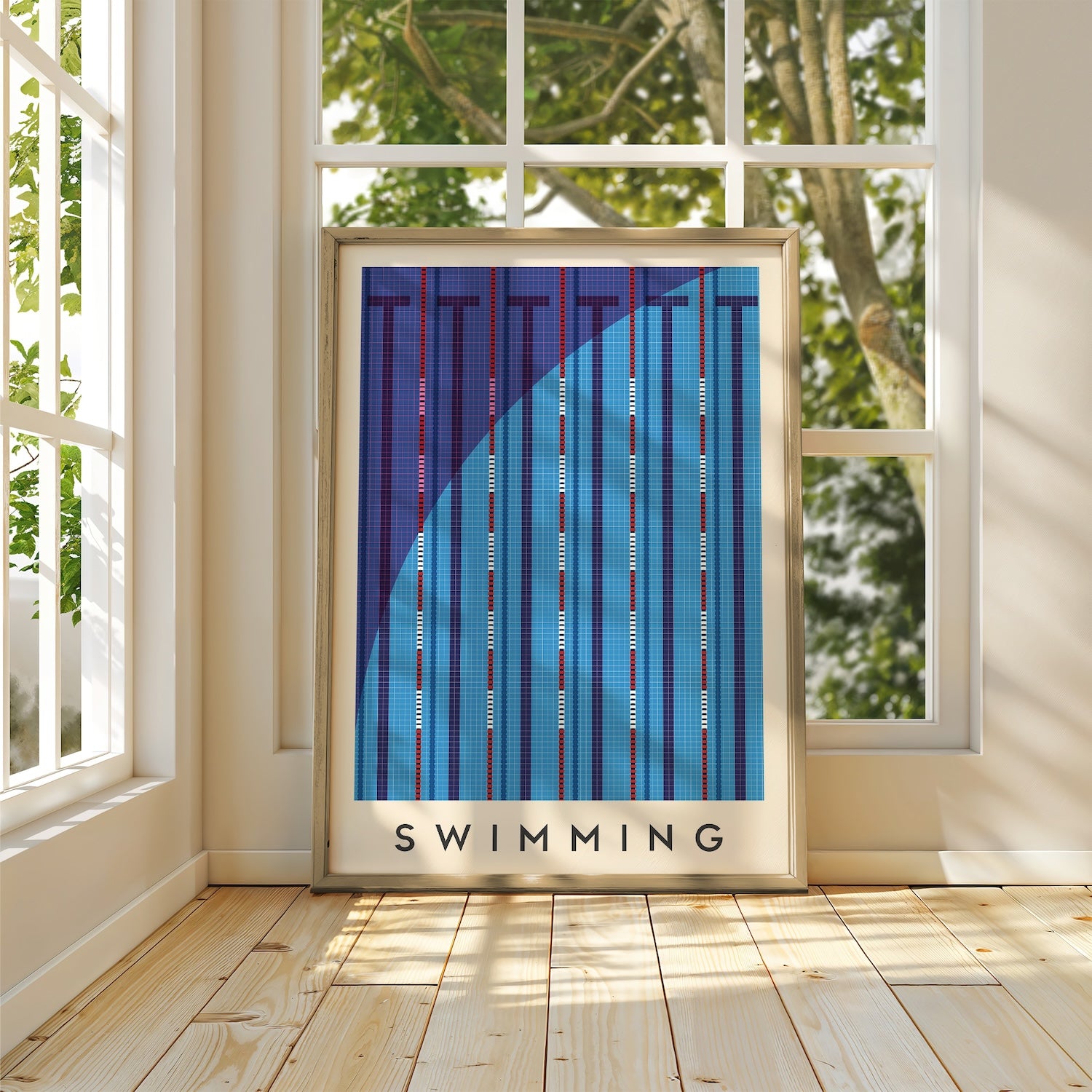 Swimming Art Print