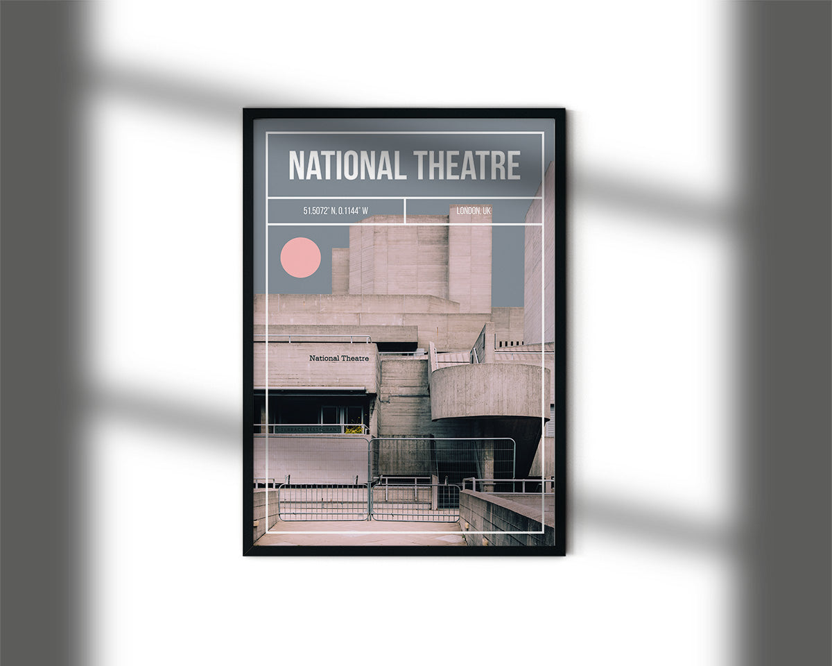 National Theatre Art Print | MMart