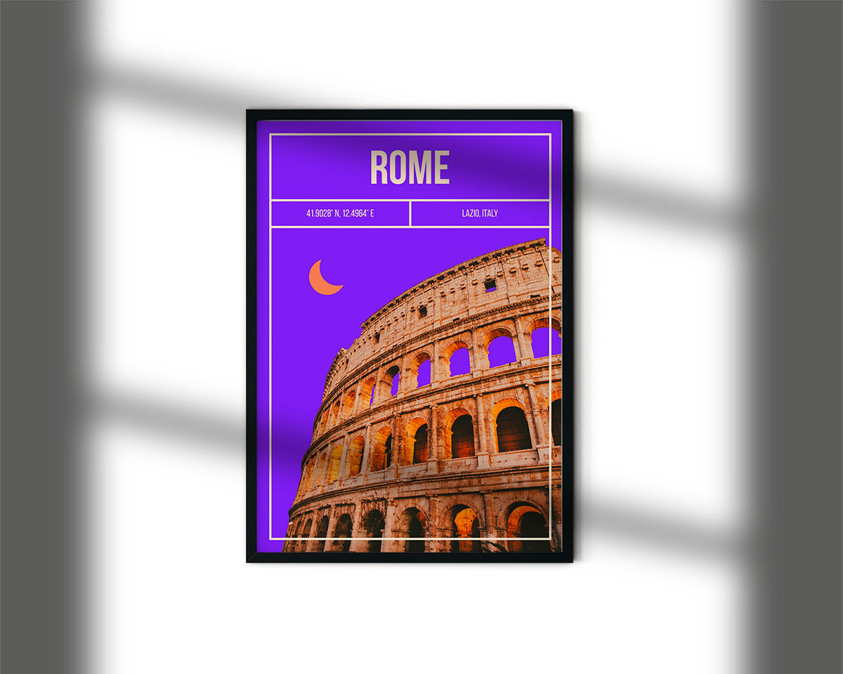 Rome Colosseum Art Print | MMart