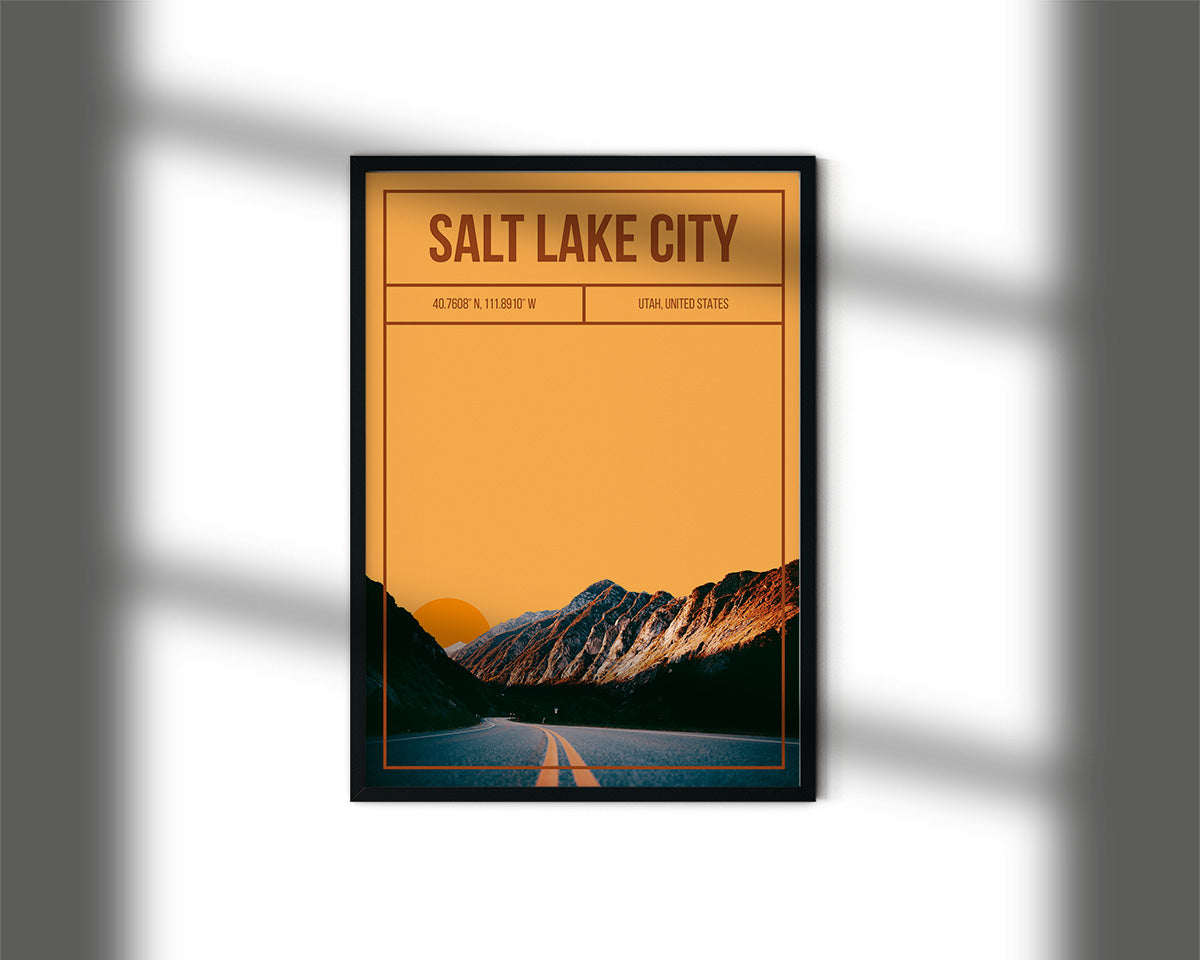 Salt Lake City Art Print | MMart