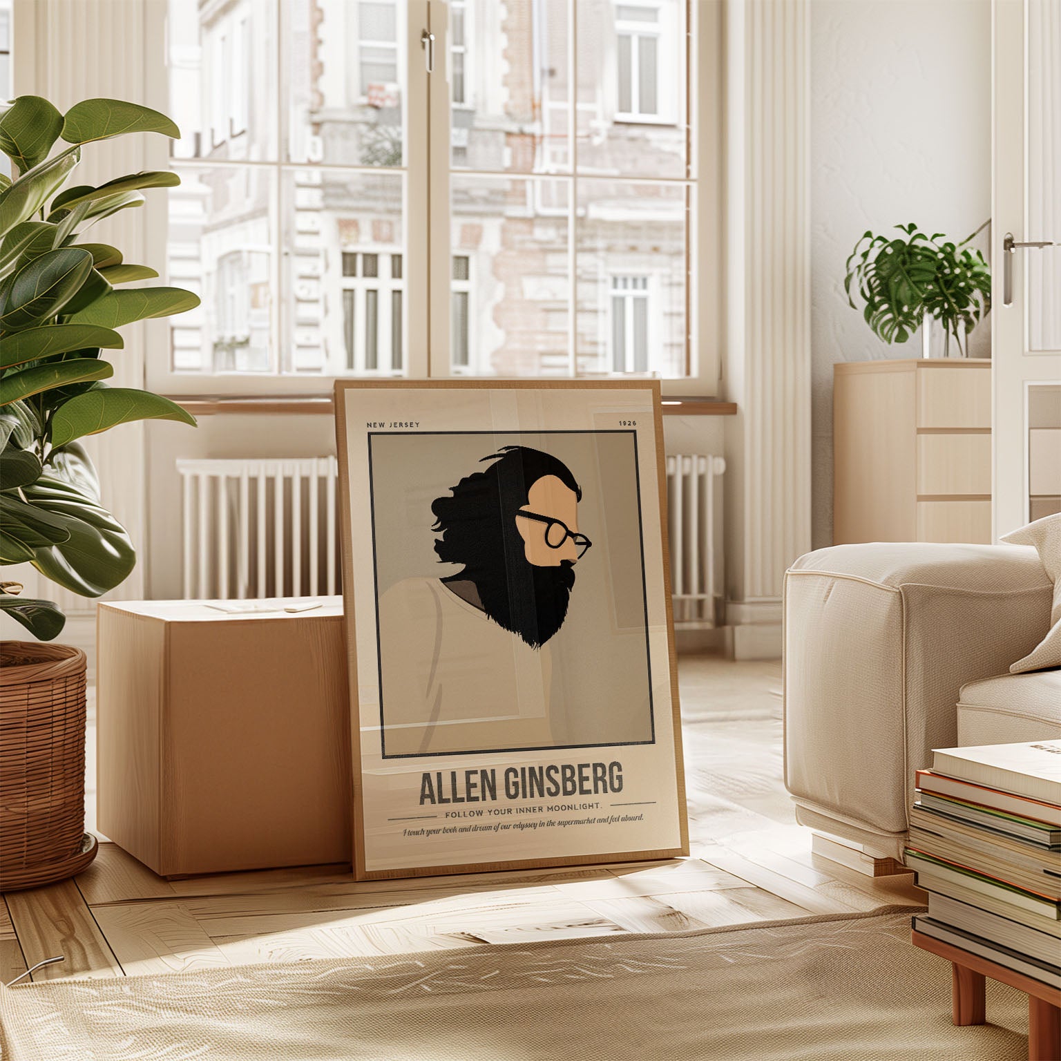 Allen Ginsberg Art Print