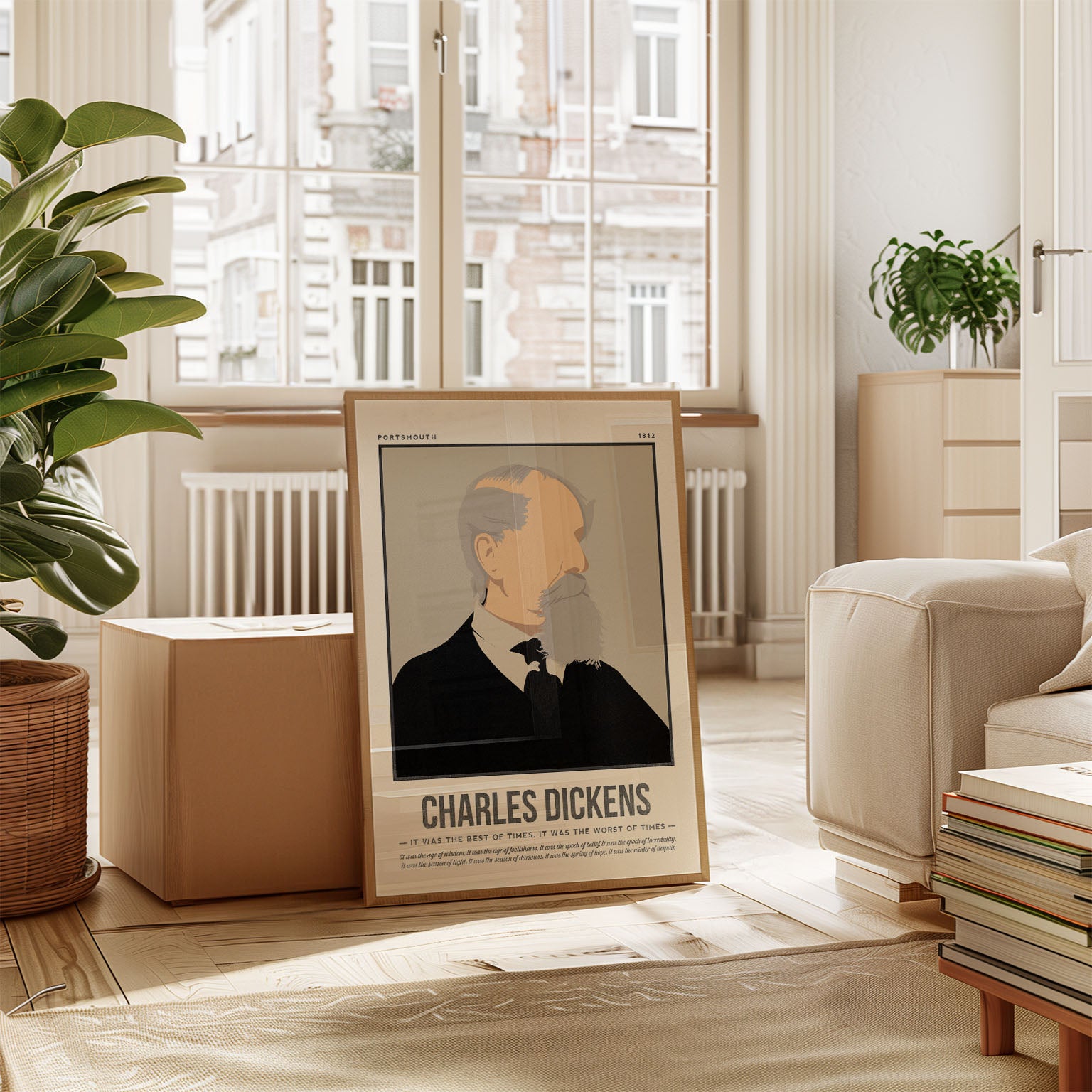 Charles Dickens Art Print