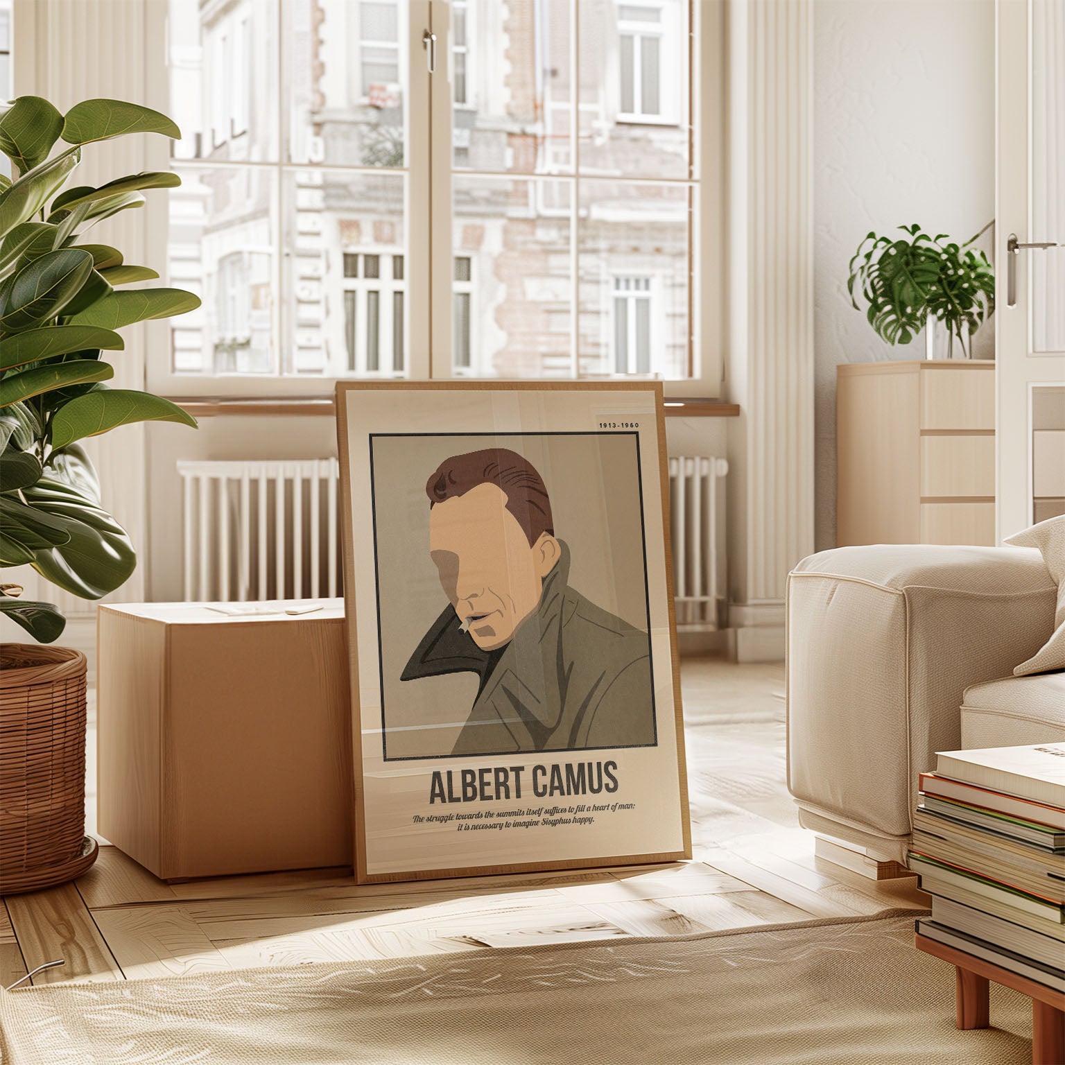 Albert Camus Art Print