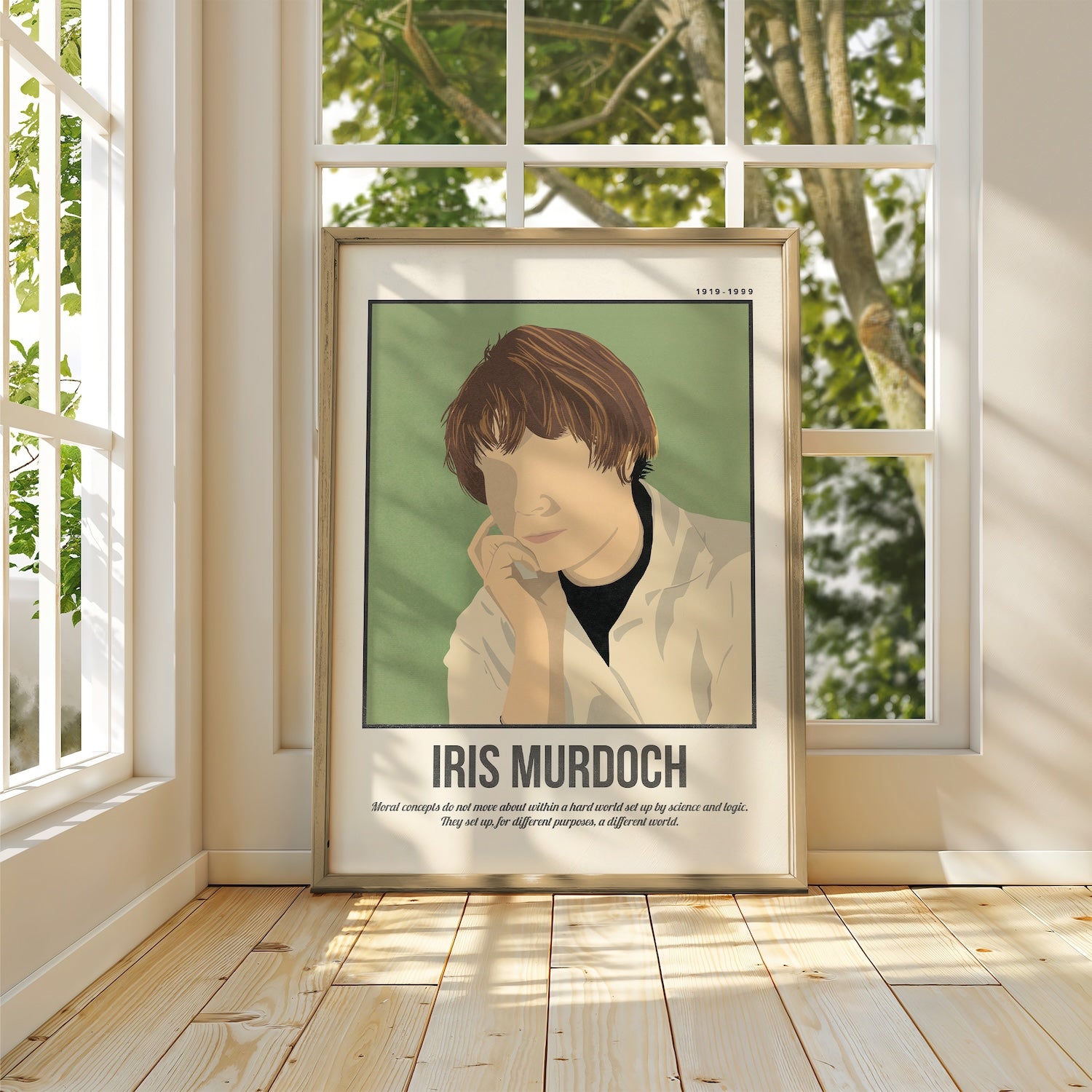 Iris Murdoch Art Print