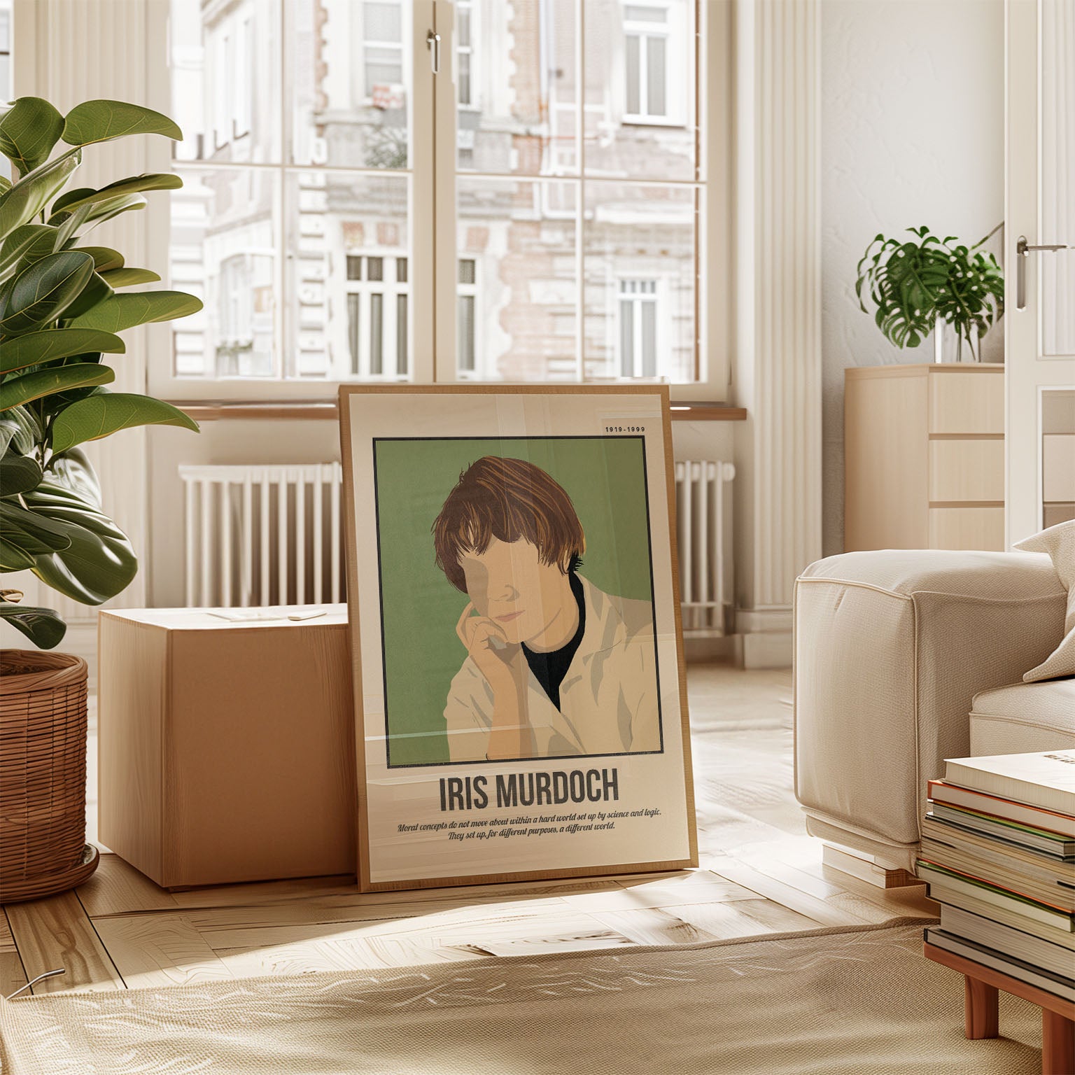 Iris Murdoch Art Print