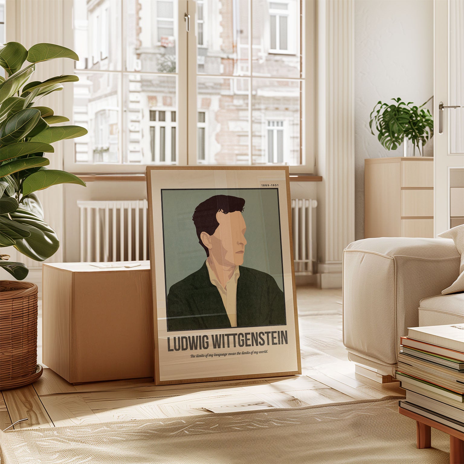 Ludwig Wittgenstein Art Print