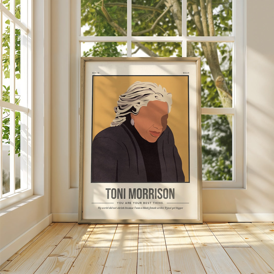 Toni Morrison Art Print