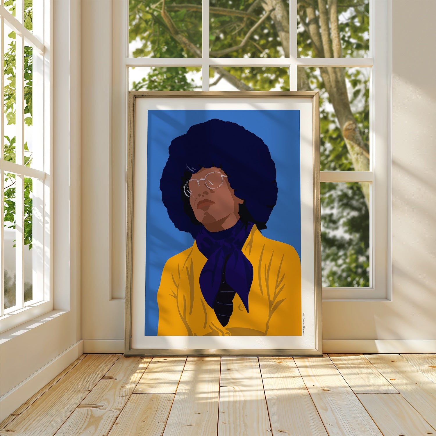 Angela Davis Art Print