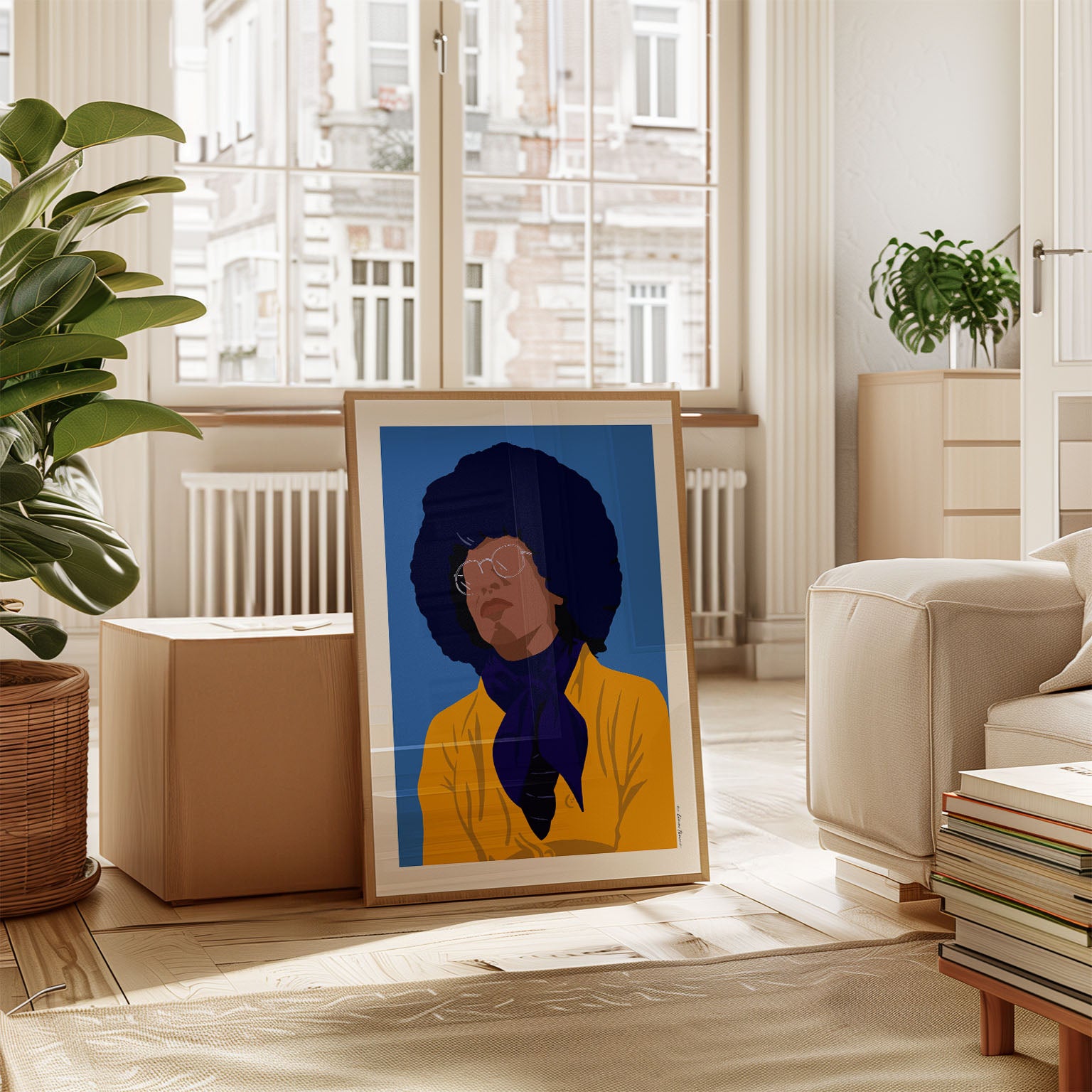 Angela Davis Art Print