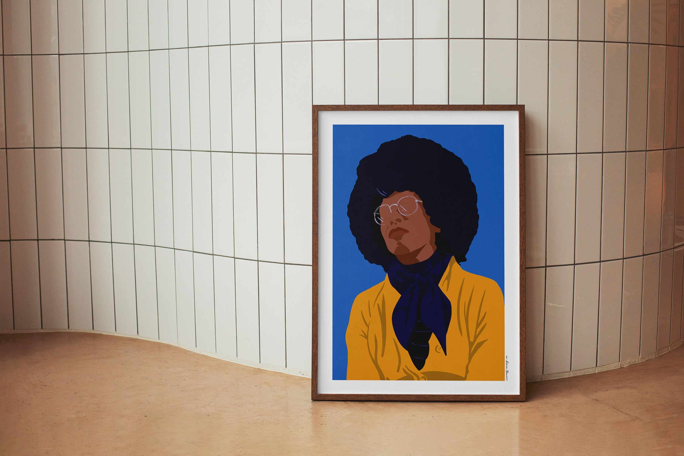 Angela Davis Art Print