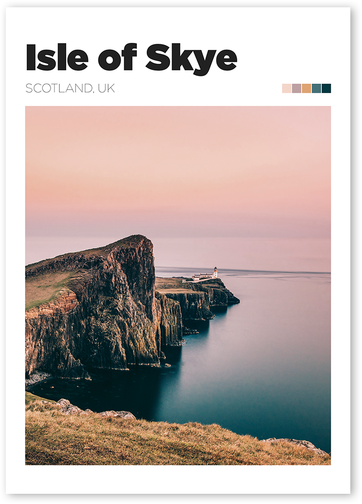 Poster of Isle of Skye, Scotland: A beautiful island in the Scottish Highlands